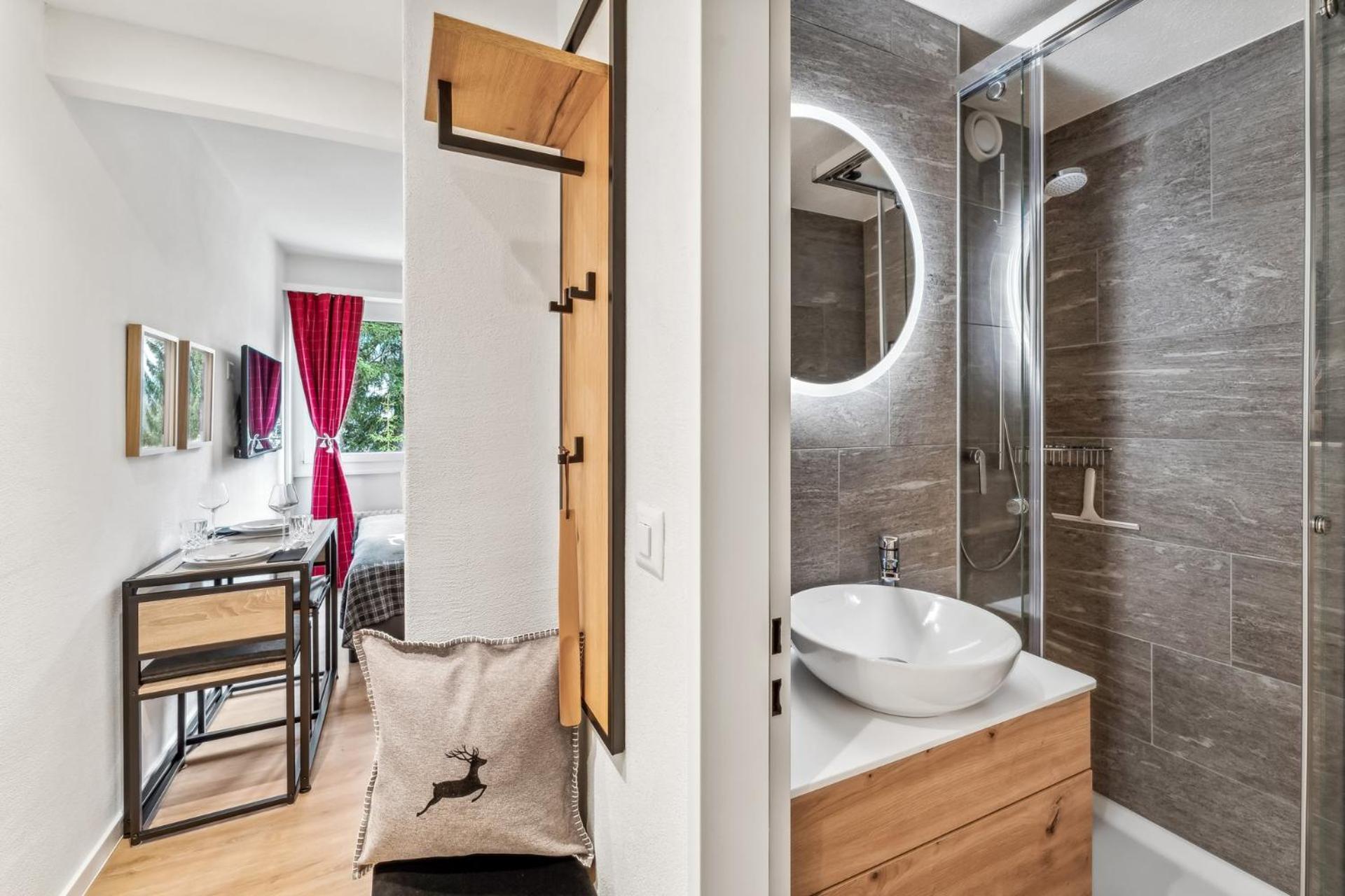 Book2stay - Kuscheliges Alpin-studio Mit Schwimmbad Arosa